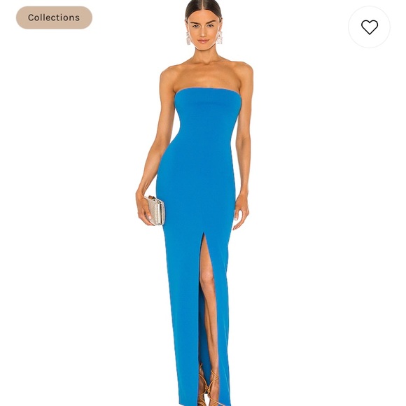 Solace London Dresses & Skirts - Solace London Bysha Strapless Crepe Gown